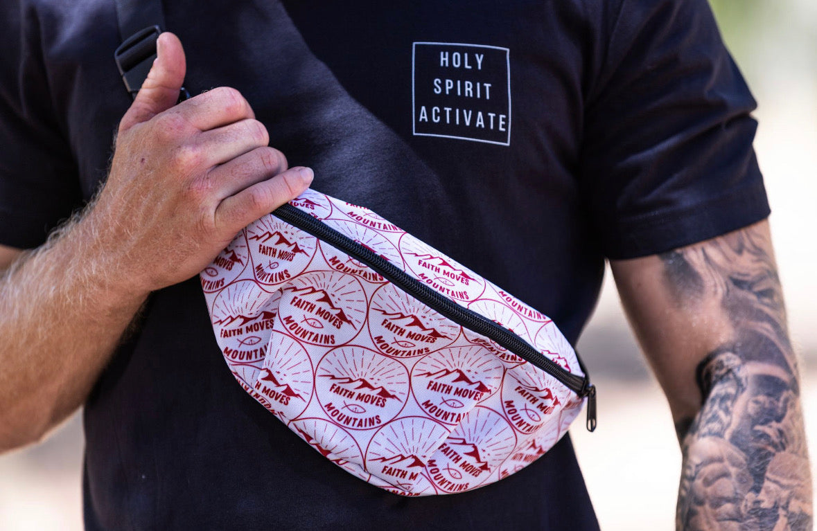 Faith Moves Mountains Fanny Pack